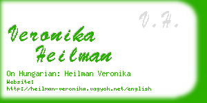 veronika heilman business card